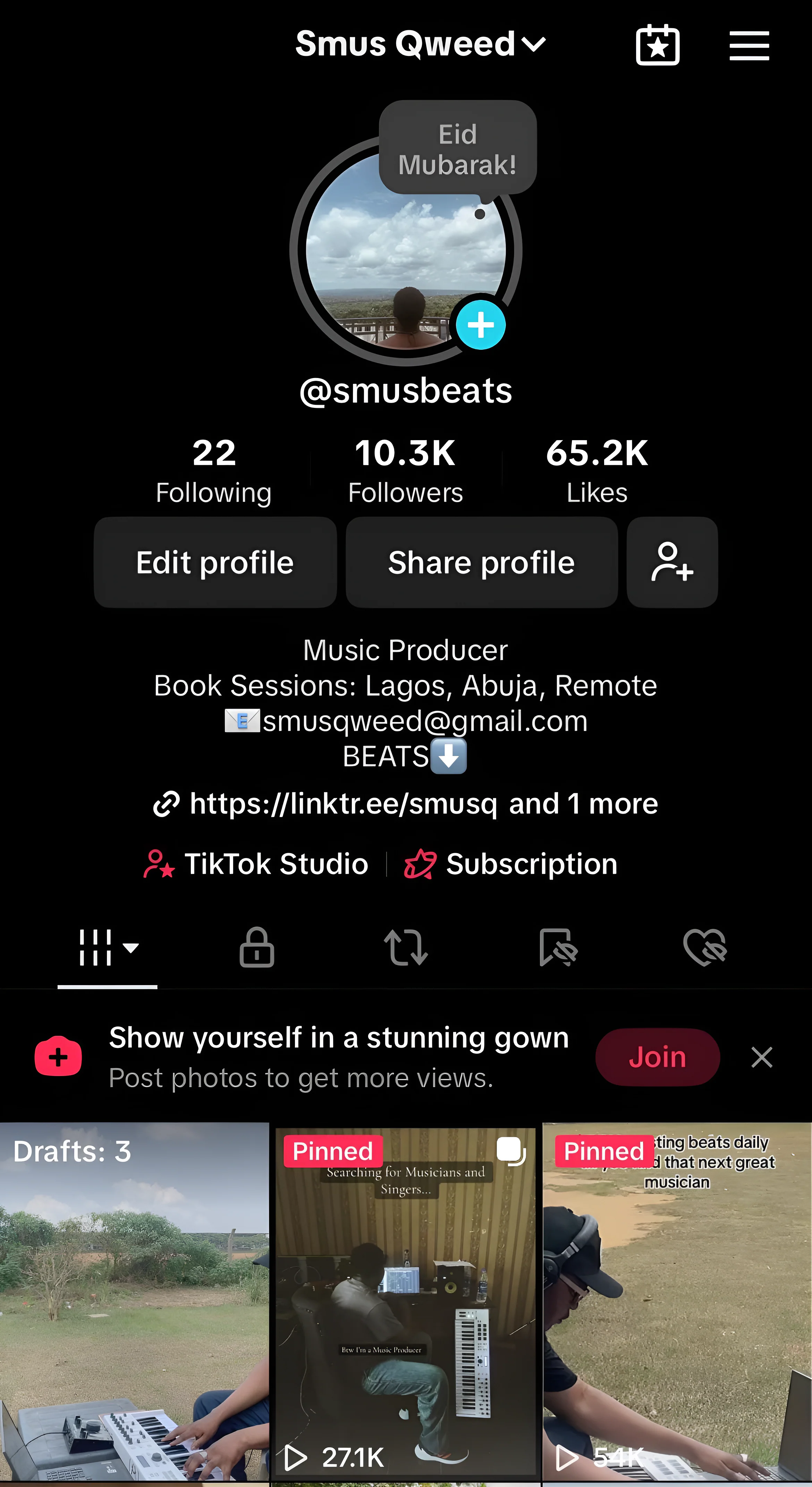Smus Qweed on TikTok screen 3